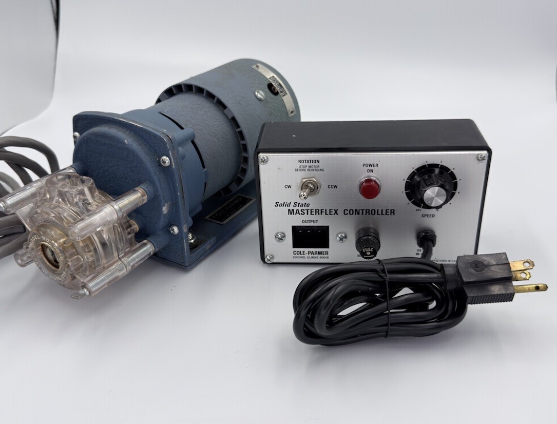 Cole Parmer Masterflex Pump motor w/ Masterflex Solid State Speed Controller Cole Parmer Masterflex Pump motor w/ Masterflex Solid State Speed Controller
