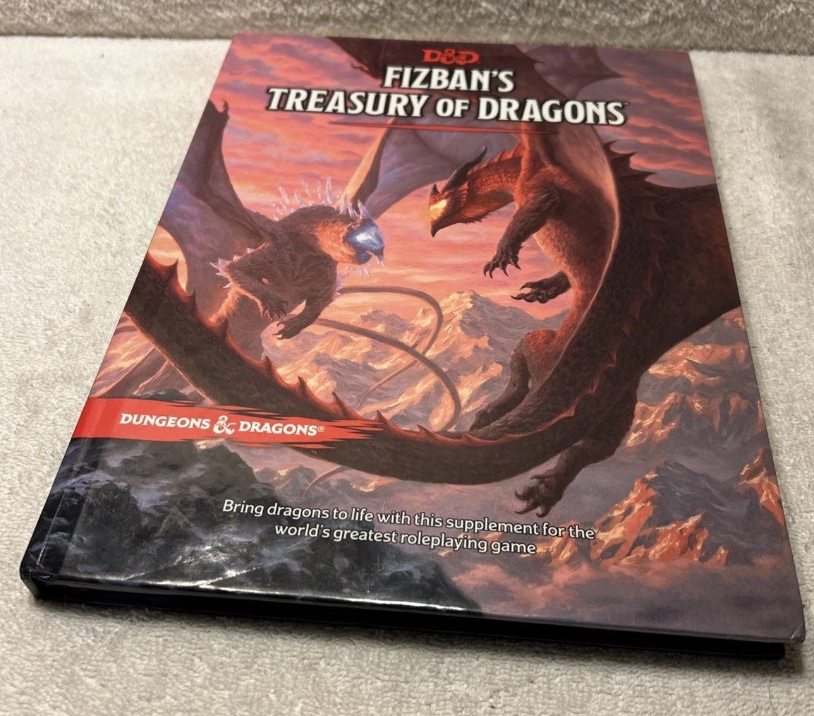 Fizban\'s Treasury of Dragons (Dungeon & Dragons) Hardcover Book D&D Fizban\'s Treasury of Dragons (Dungeon & Dragons) Hardcover Book D&D