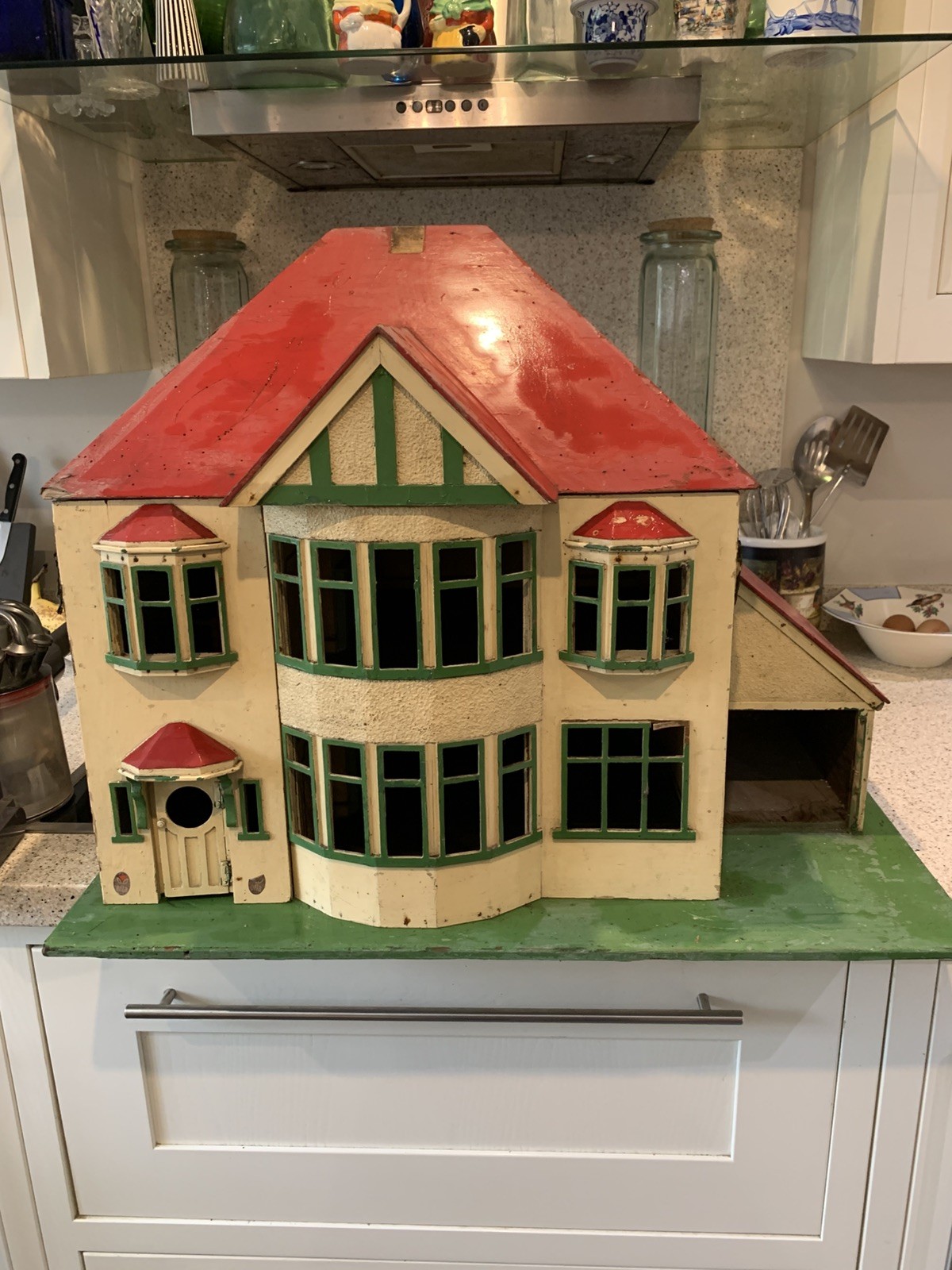Fabulous OOAK antique vintage 1930s dolls house - architects model Fabulous OOAK antique vintage 1930s dolls house - architects model