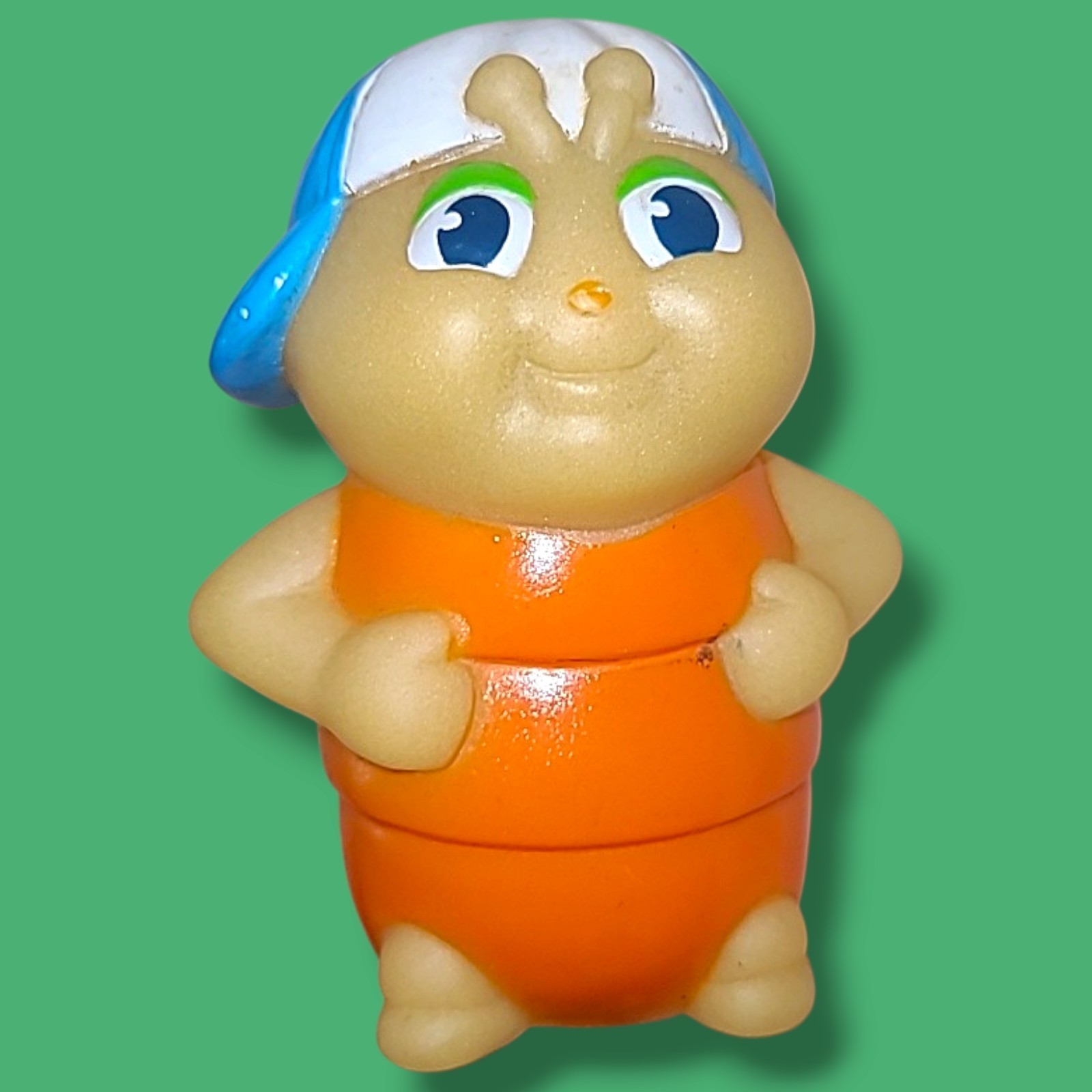 Vintage 1986 Playskool Glo Friends Slugger Glow-in-the-Dark PVC Bug Toy Vintage 1986 Playskool Glo Friends Slugger Glow-in-the-Dark PVC Bug Toy