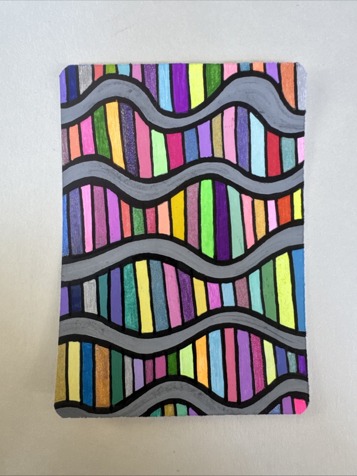 ACEO/ATC “No Signal” Original Art