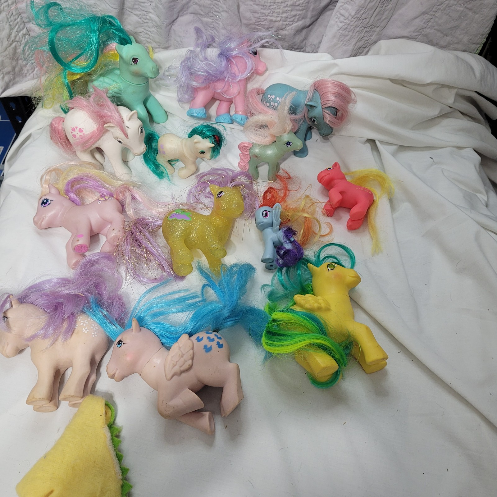Vtg Gen 1 Hasbro My Little Pony 1980s Lot of 12 Mixed Ponies w outfit