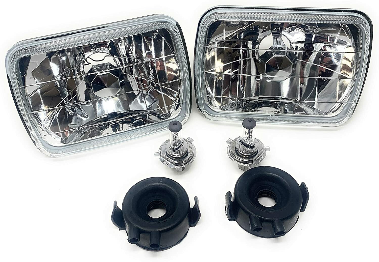 Pair 7X6 5x7  Headlight Hi/Lo Beam For Chevy Express Cargo Van 1500 2500 3500