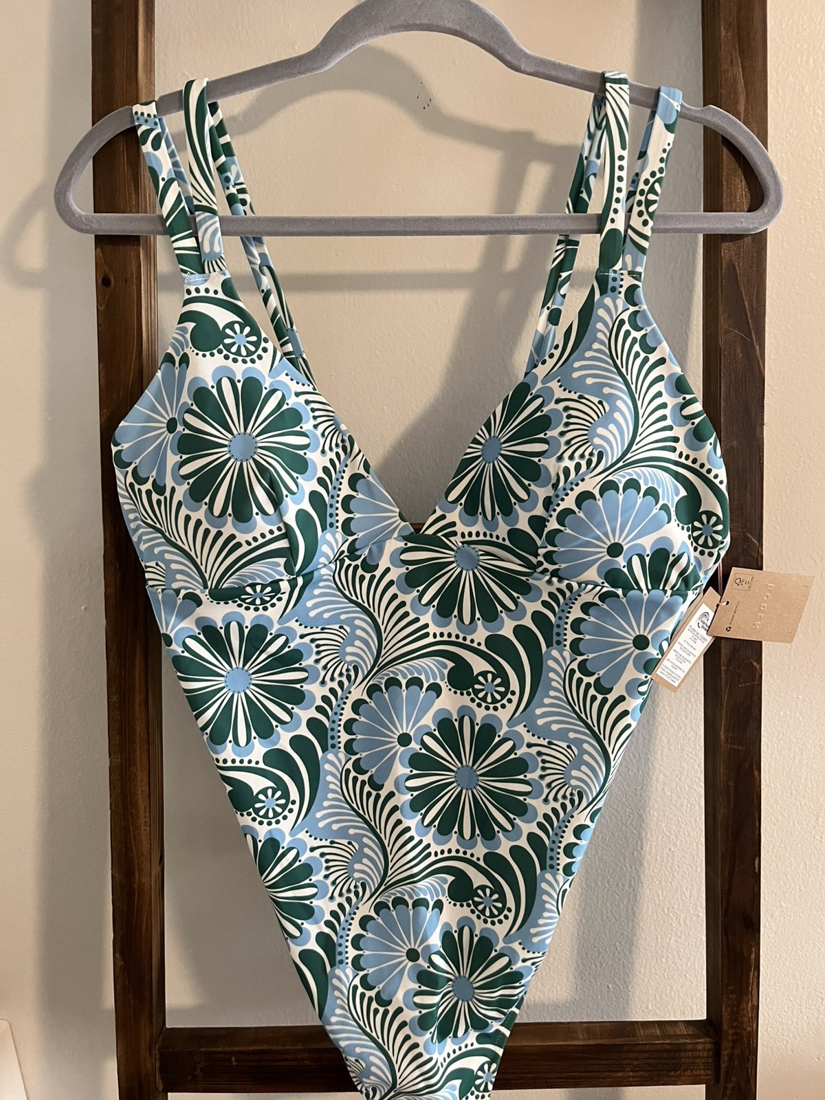 NWT Boden Women\'s Arles Swimsuit 12L Long Tall Euphoric Gardens NWT Boden Women\'s Arles Swimsuit 12L Long Tall Euphoric Gardens