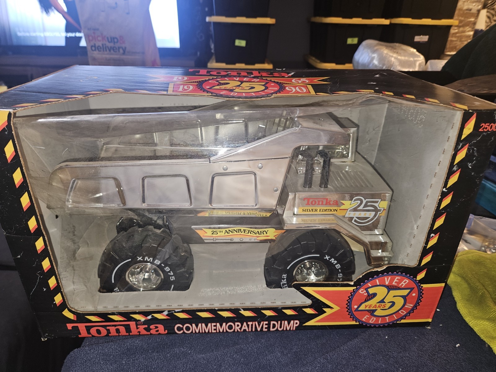 Tonka 25th Anniversary Silver Edition Commemorative Dump Truck (1990)   ☆☆READ☆☆