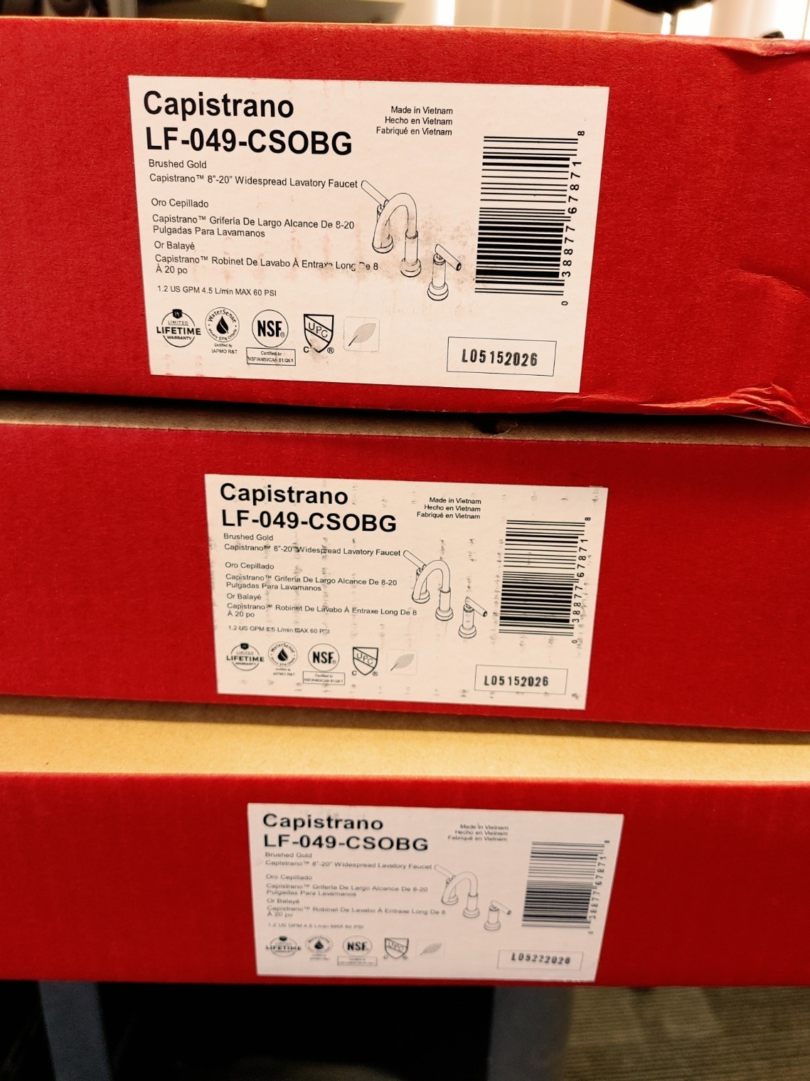 Pfister LF-049-CSOBG Capistrano 1.2 GPM Widespread Bath Faucet w/Pop-Up Sealed Pfister LF-049-CSOBG Capistrano 1.2 GPM Widespread Bath Faucet w/Pop-Up Sealed