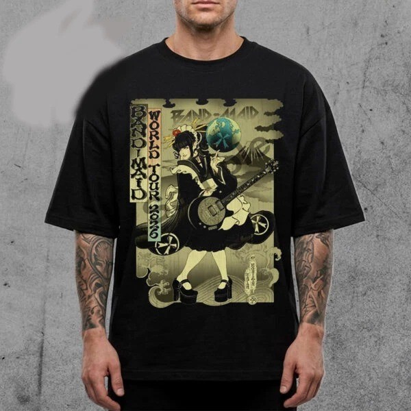 Band Maid World Tour 2026 Ukiyo E Exclusive Artwork T-shirt