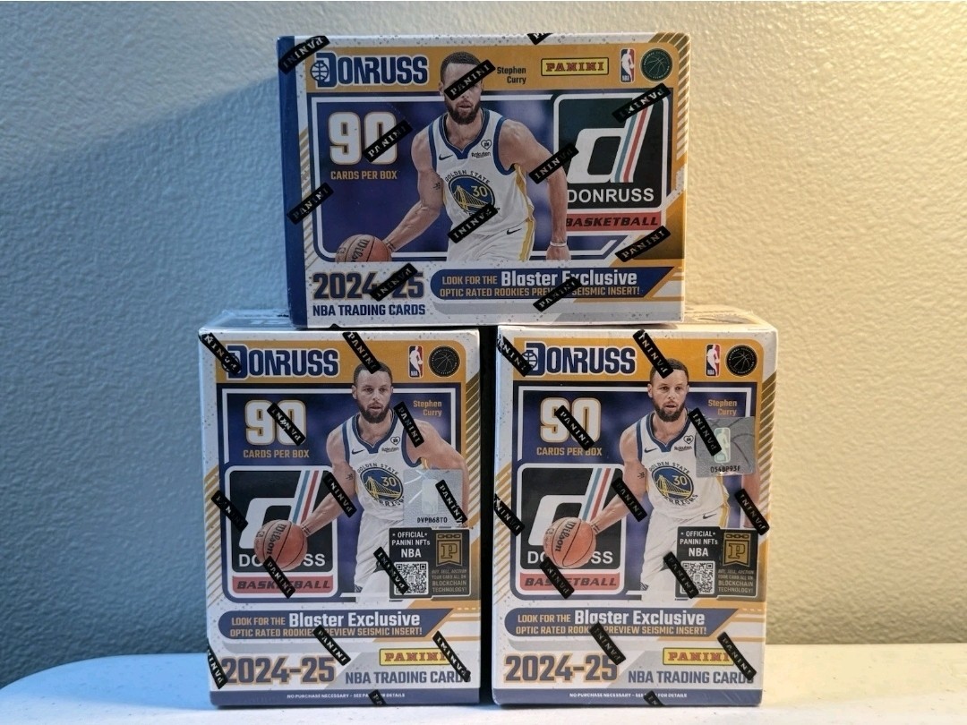 3x LOT 2024 Panini Donruss Basketball Blaster New Box Sealed NBA-270 CARDS