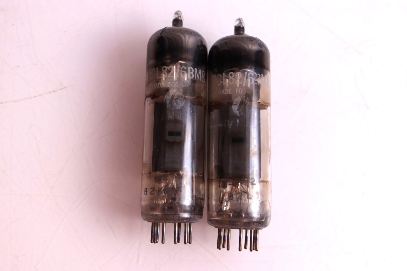 Pair Mullard Knight ECL82 / 6BM8 Tubes – Made in Great Britain – Tested