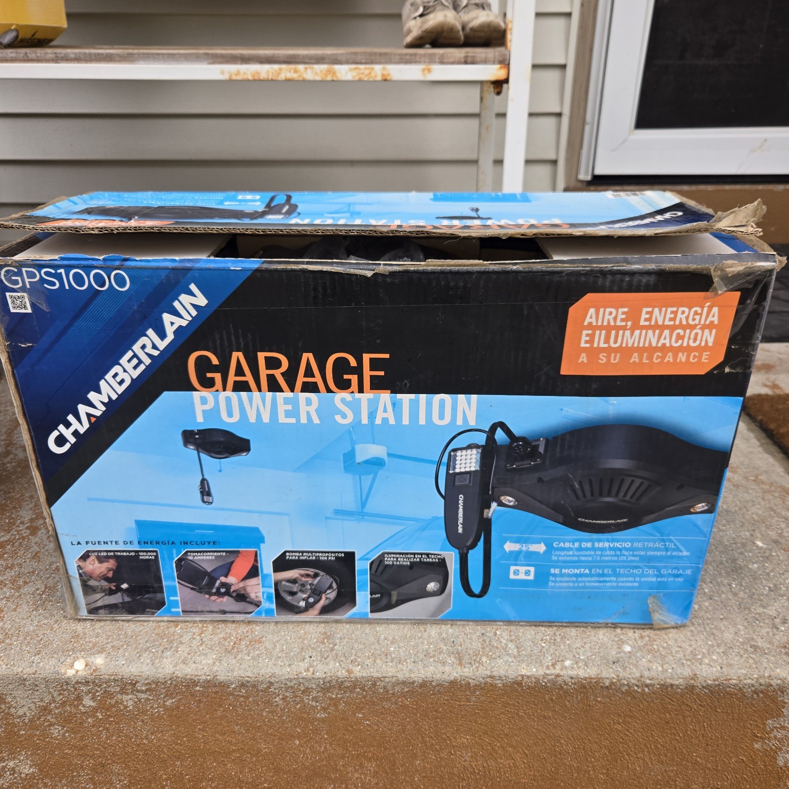Chamberlain GPS1000 Garage Power Station Air,Power & Lighting - New Sealed