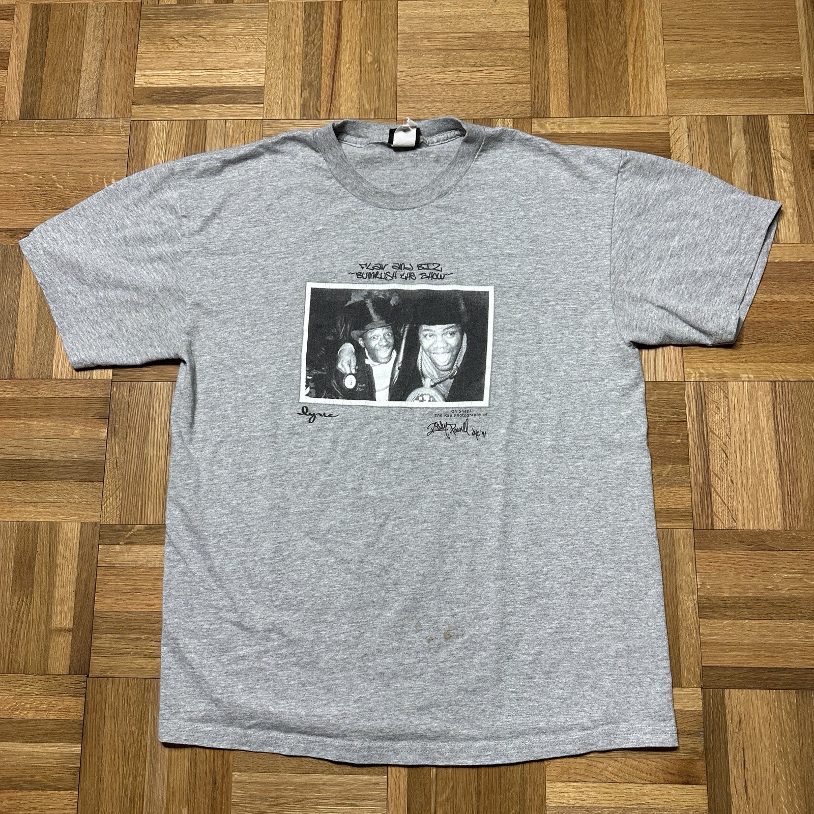 Vintage Flavor Flav & Biz Markie Tee 1990s Medium Vintage Flavor Flav & Biz Markie Tee 1990s Medium