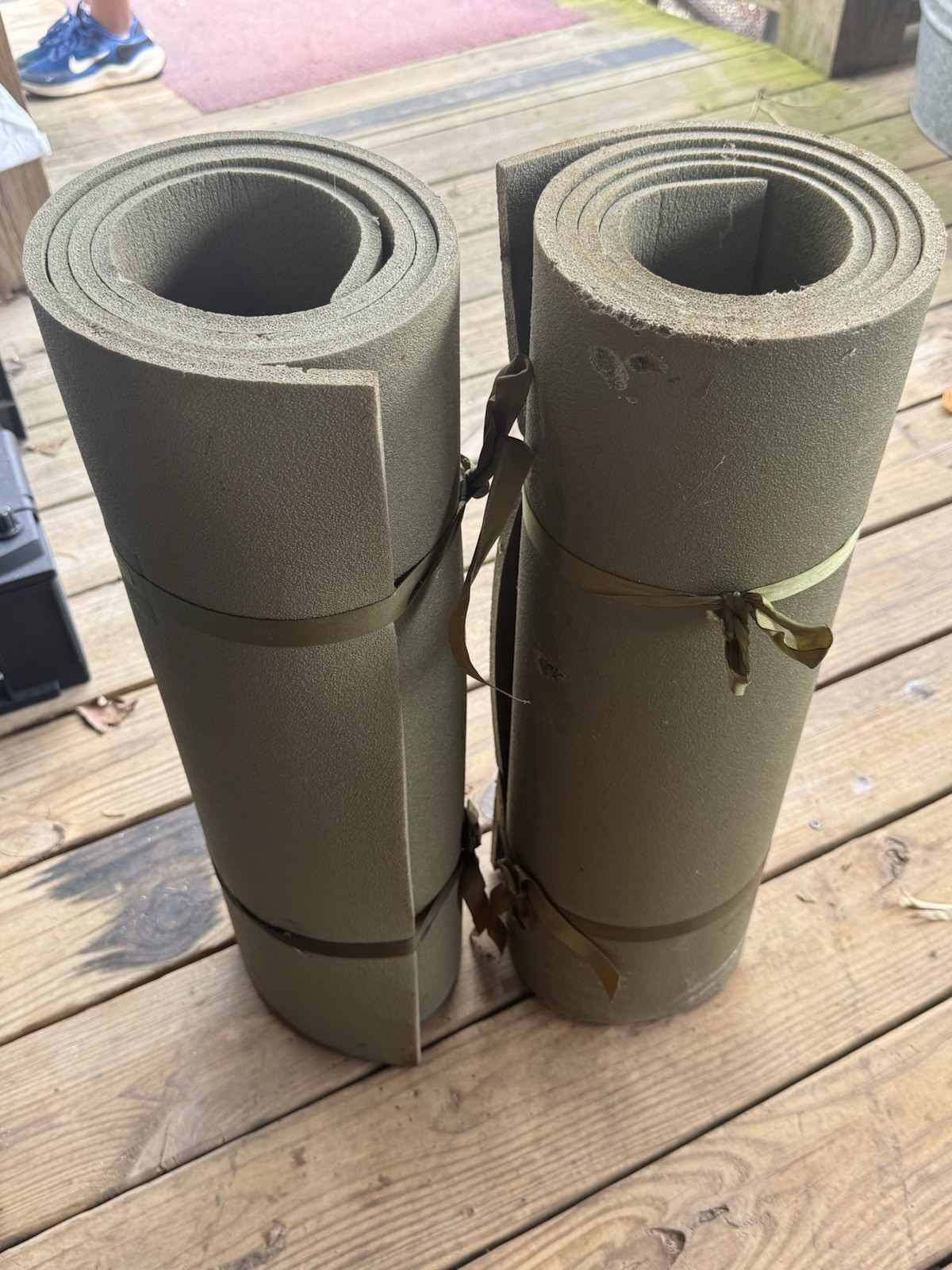 VTG Foam Sleeping Mat Roll-Up OD Green Sleeping Pad Mattress Army Sleep Mat