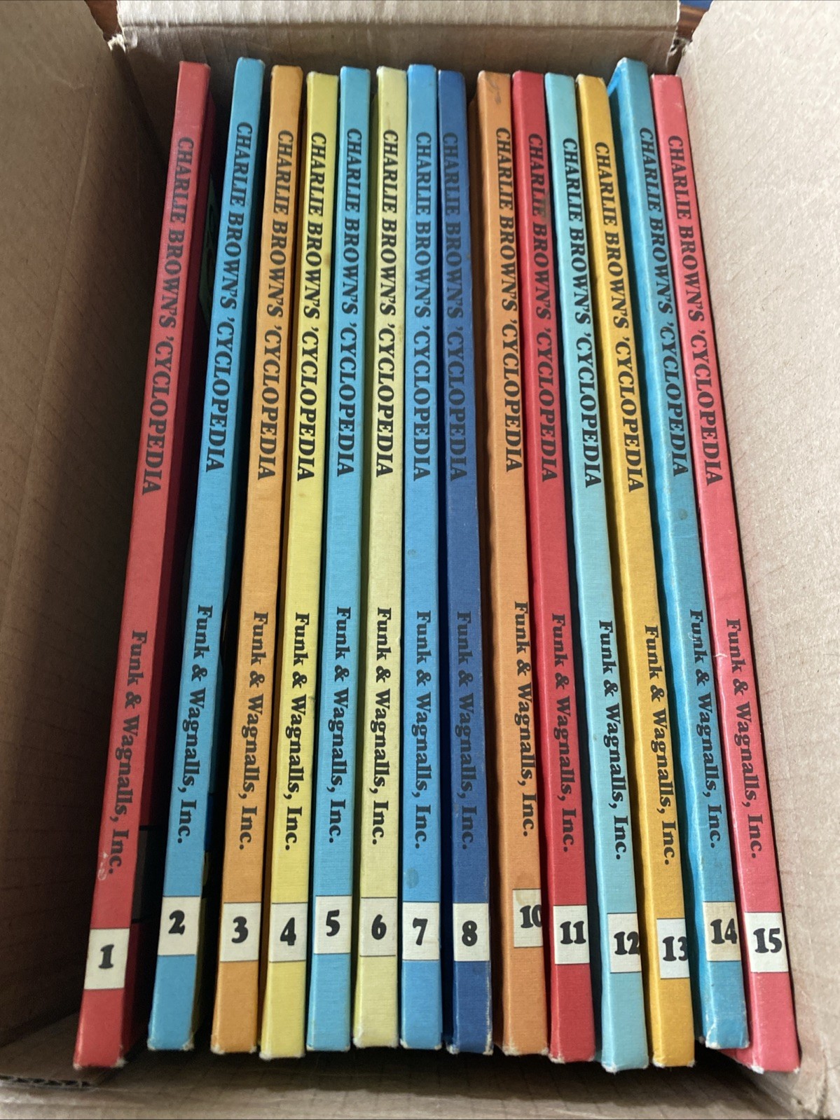 Vintage 1980s Charlie Brown\'s Cyclopedia Incomplete set. (Book #9 is missing) Vintage 1980s Charlie Brown\'s Cyclopedia Incomplete set. (Book #9 is missing)
