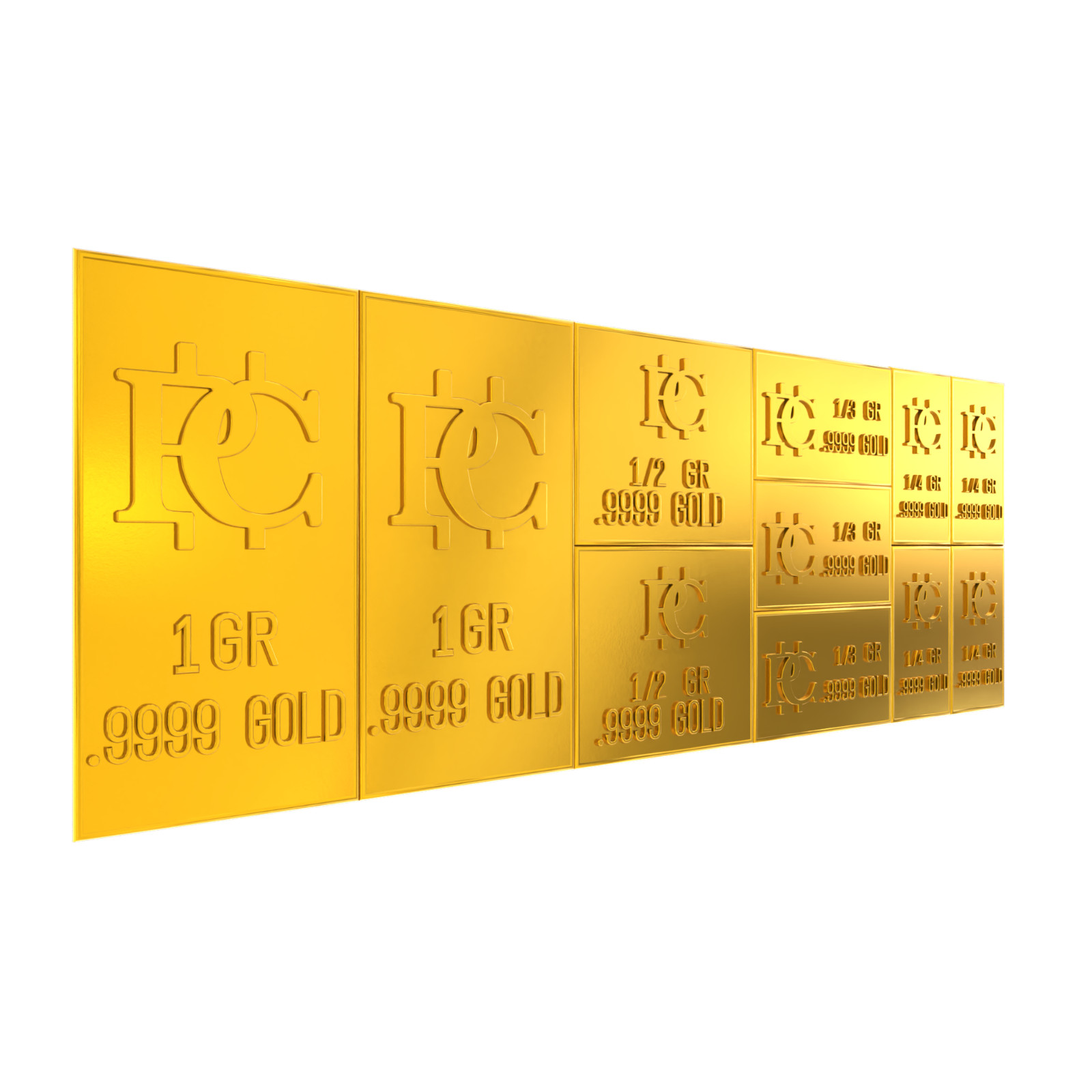 1/3 gram Gold Bar That Snaps into 11 Fractional Bars Snap .9999 Gold Bullion Au 1/3 gram Gold Bar That Snaps into 11 Fractional Bars Snap .9999 Gold Bullion Au