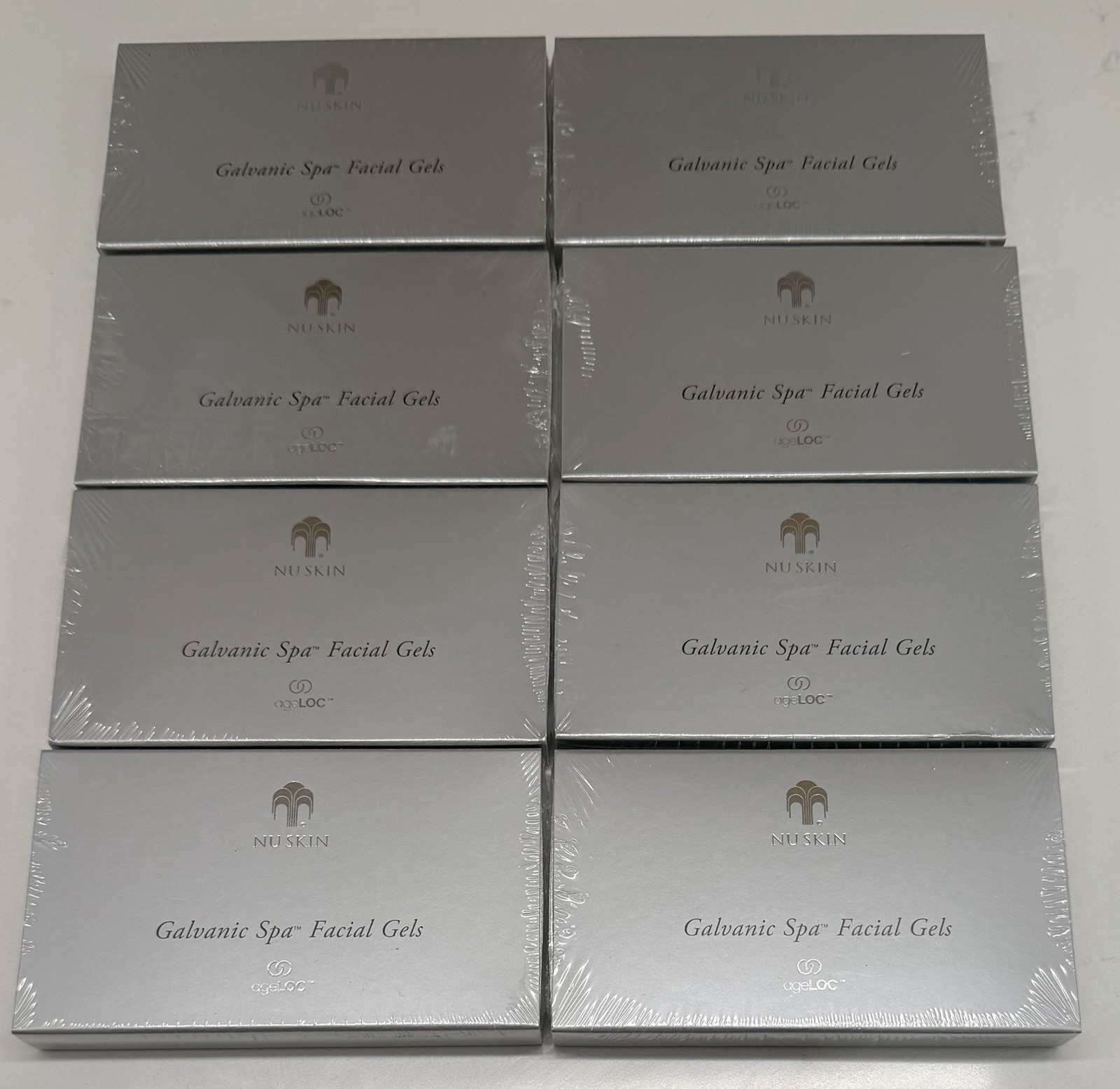 Lot 8 Nu Skin ageLOC Galvanic Spa Facial Gels New Factory Sealed 64 Vials