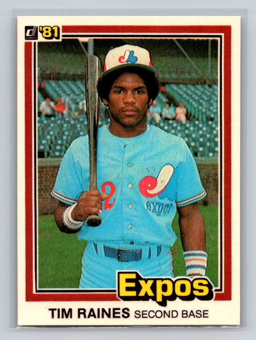 1981 Donruss - Tim Raines #538 (RC)