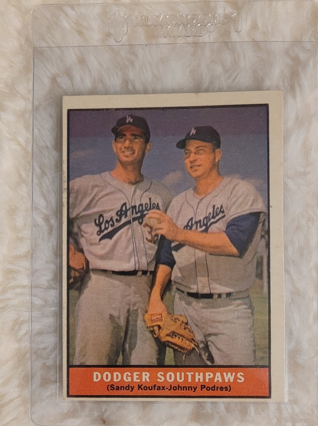 1961 Topps - Sandy Koufax, Johnny Podres #207 1961 Topps - Sandy Koufax, Johnny Podres #207
