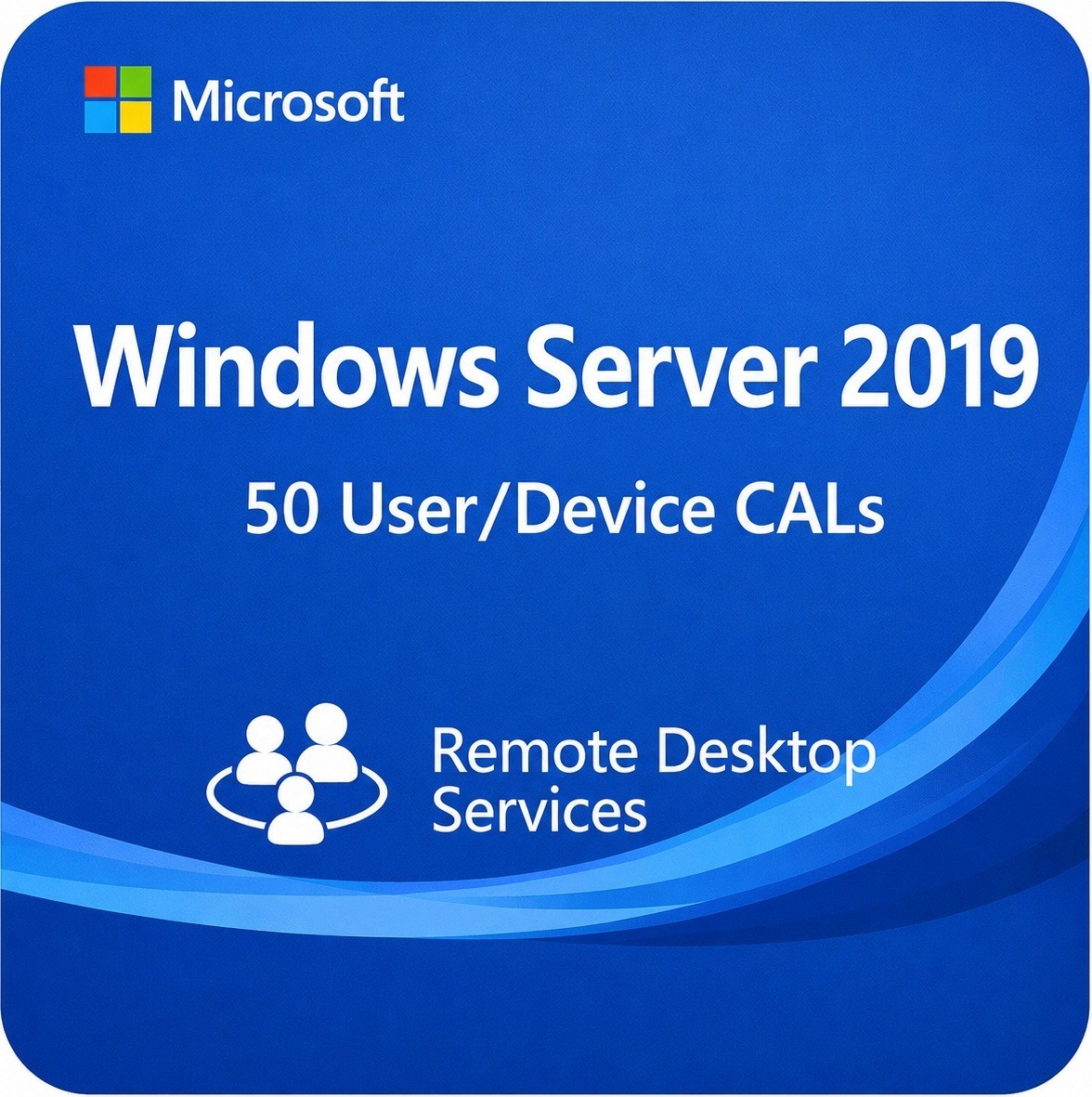 RDS CAL - Remote Desktop Services Windows Server 2019 50 User/Device Connections