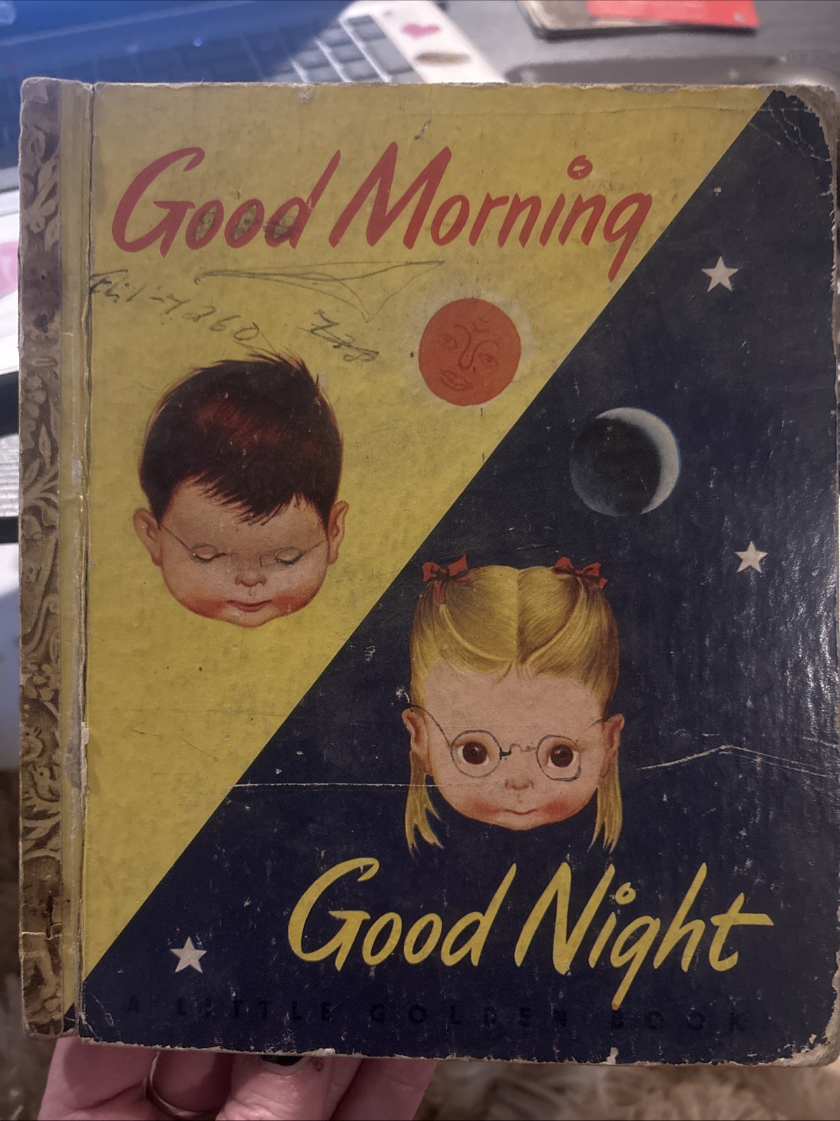 1948 Good Morning Good Night Little Golden Book Eloise Wilkin A Printing Vintage 1948 Good Morning Good Night Little Golden Book Eloise Wilkin A Printing Vintage