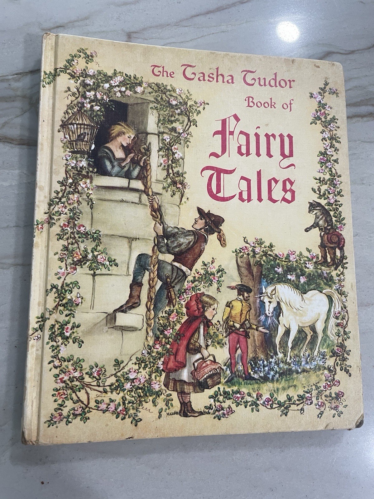 VINTAGE 1961 The Tasha Tudor Book of Fairy Tales Hardcover 60s VINTAGE 1961 The Tasha Tudor Book of Fairy Tales Hardcover 60s
