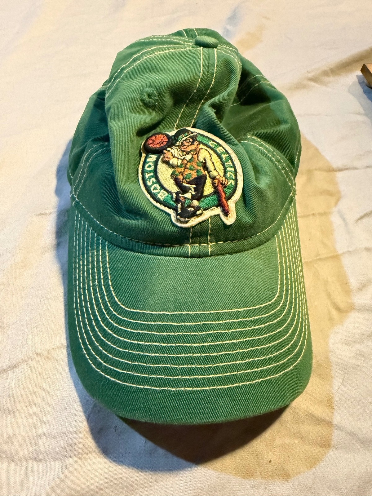 Vintage Adidas Boston Celtics Green Adjustable Baseball Cap