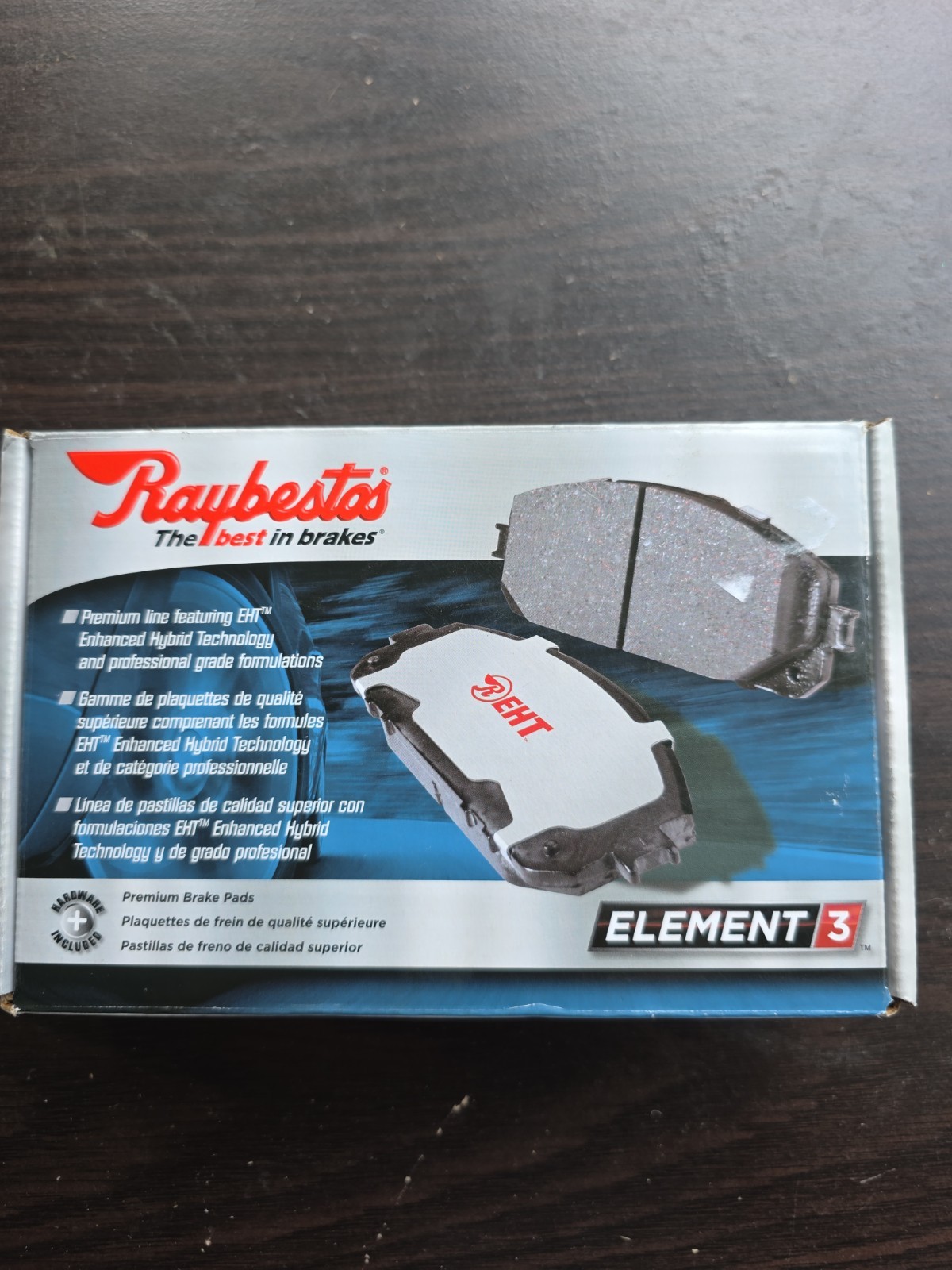 Raybestos Element 3 Premium Brake Pads, Open Box Raybestos Element 3 Premium Brake Pads, Open Box