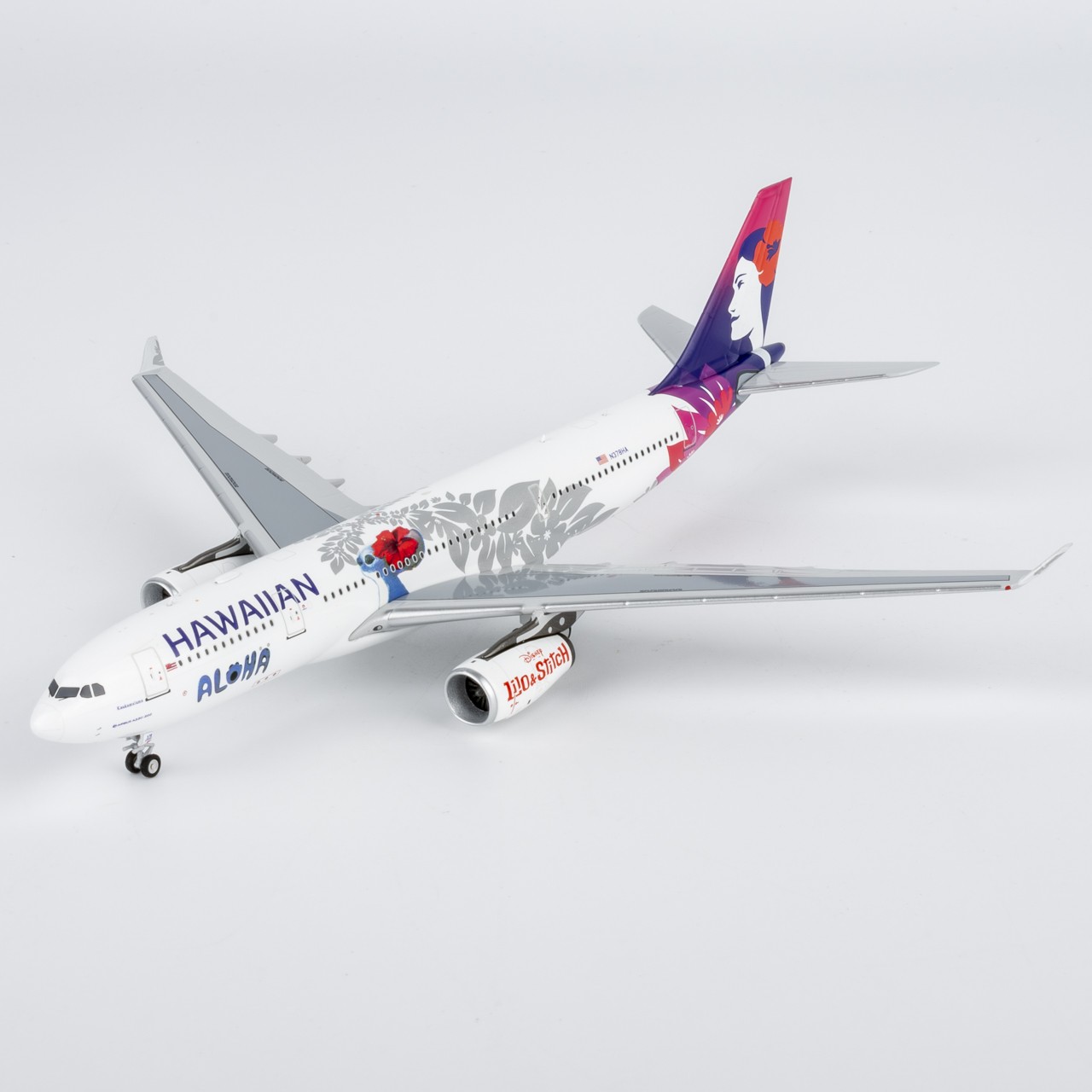 1:400 NGmodels Hawaiian Airlines Airbus A330-200  Airplane Diecast Plane Model