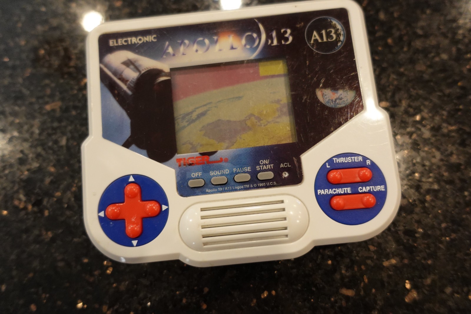 Vintage Tiger  APOLLO 13  Handheld Electronic Tabletop Video game  D5 VERY RARE