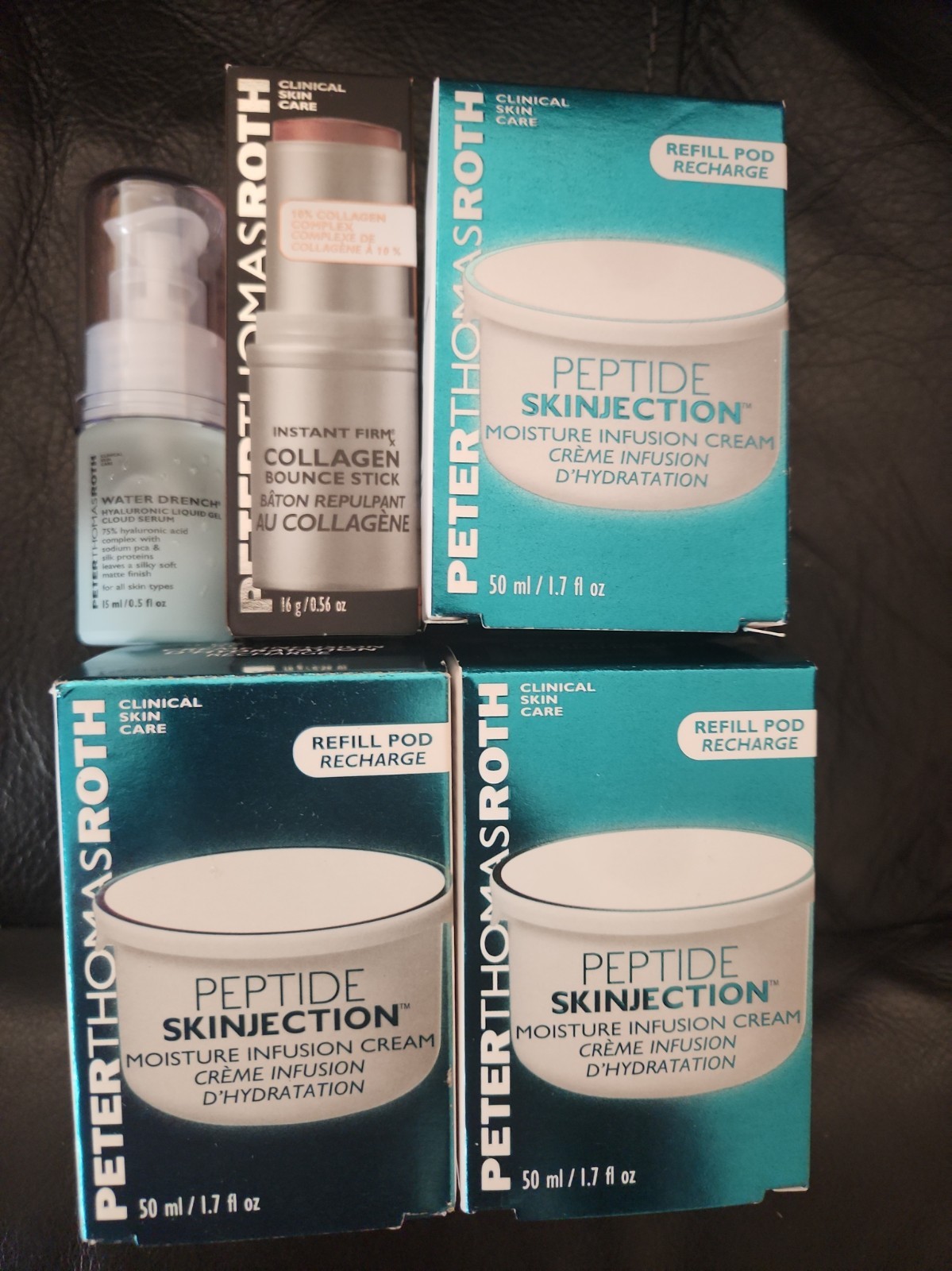 5pk Peter Thomas Roth: Peptide Skinjection X3, Cloud Serum X1, Instant Firm X1. 5pk Peter Thomas Roth: Peptide Skinjection X3, Cloud Serum X1, Instant Firm X1.