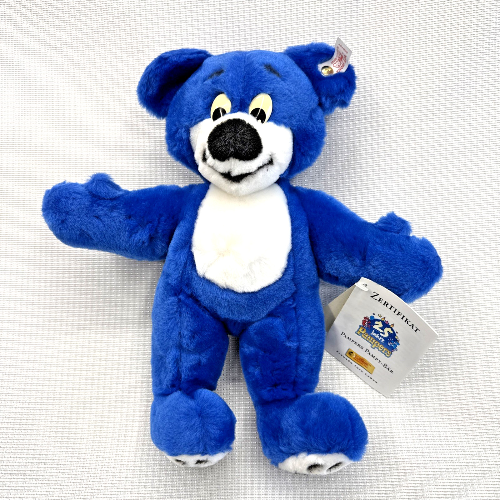 Vintage 1998 Steiff Pampers Pampy Bear #996757 Limited Edition 25th Anniversary Vintage 1998 Steiff Pampers Pampy Bear #996757 Limited Edition 25th Anniversary