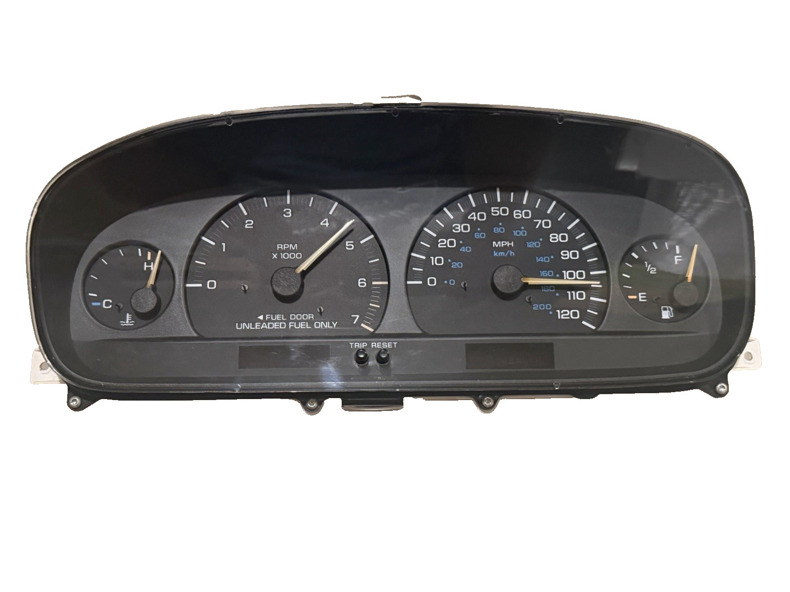 1999-2000 Dodge Caravan Voyager OEM 4-Speed Instrument Cluster W/Tach Black Plug