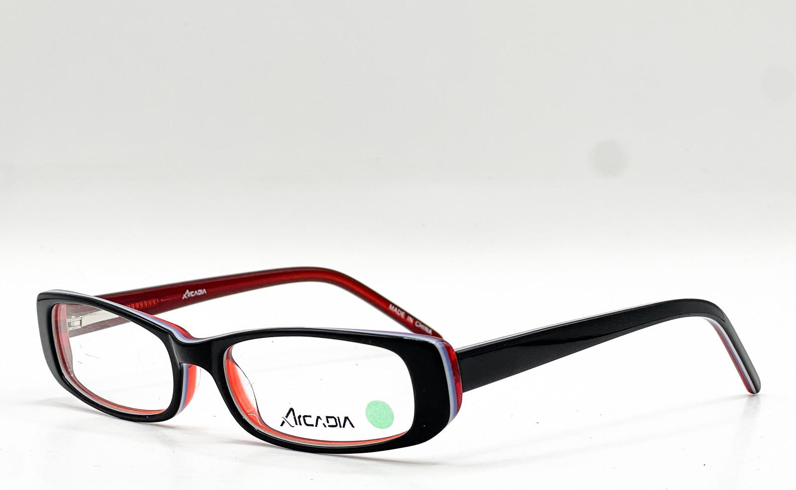 NEW ARCADIA 7049 C1 BLACK AUTHENTIC EYEGLASSES 50-16
