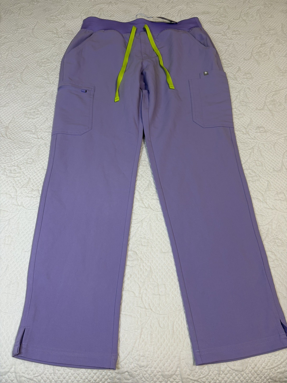 FIGS Yola Yoga Waistband Skinny Scrub Pants Purple Sz Med NWT Medical 3298 FIGS Yola Yoga Waistband Skinny Scrub Pants Purple Sz Med NWT Medical 3298