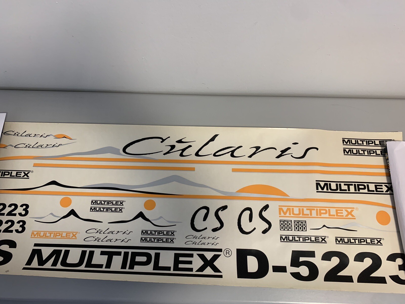 DECOR SHEET MULTIPLEX CULARIS 2007 MPX724437 NEW DECOR SHEET MULTIPLEX CULARIS 2007 MPX724437 NEW