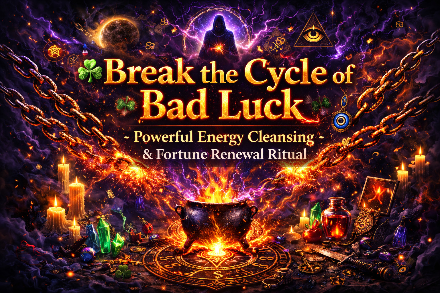 🍀 Break the Cycle of Bad Luck – Powerful Energy Cleansing & Fortune Renewal Rit