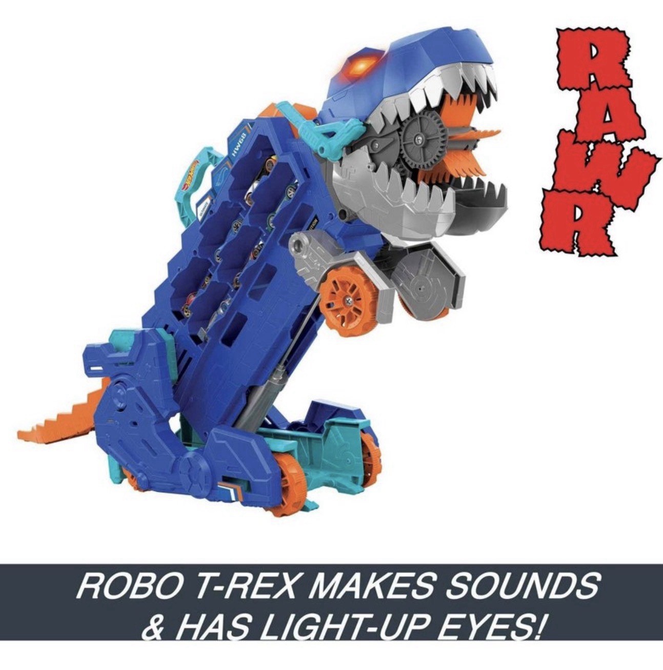 Hot Wheels City Ultimate T-Rex Transporter 2 in 1 Transformable Dino Hauler NEW
