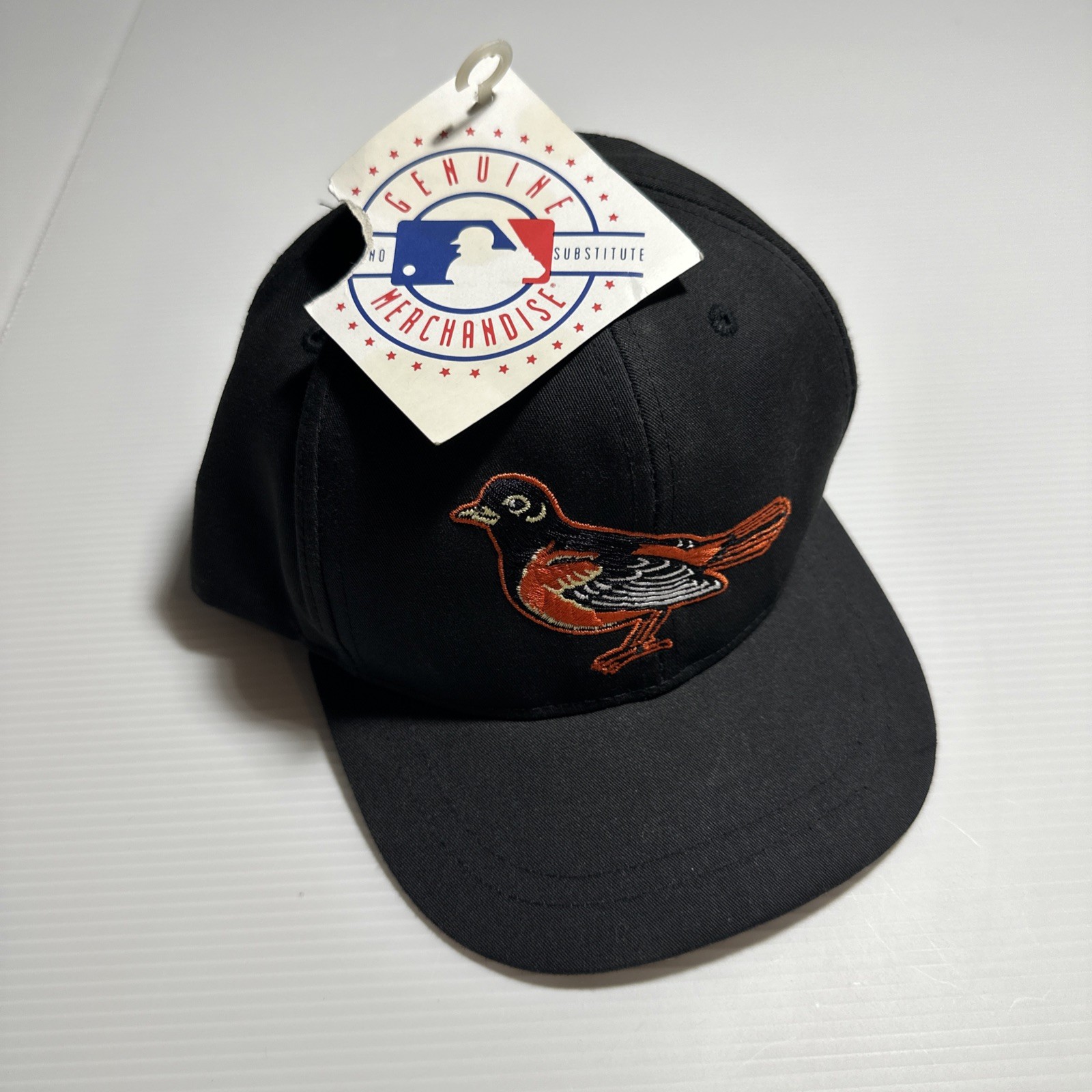 Vintage Baltimore Orioles 90s Snapback Hat Twins Enterprise MLB Bird Logo NWT XS
