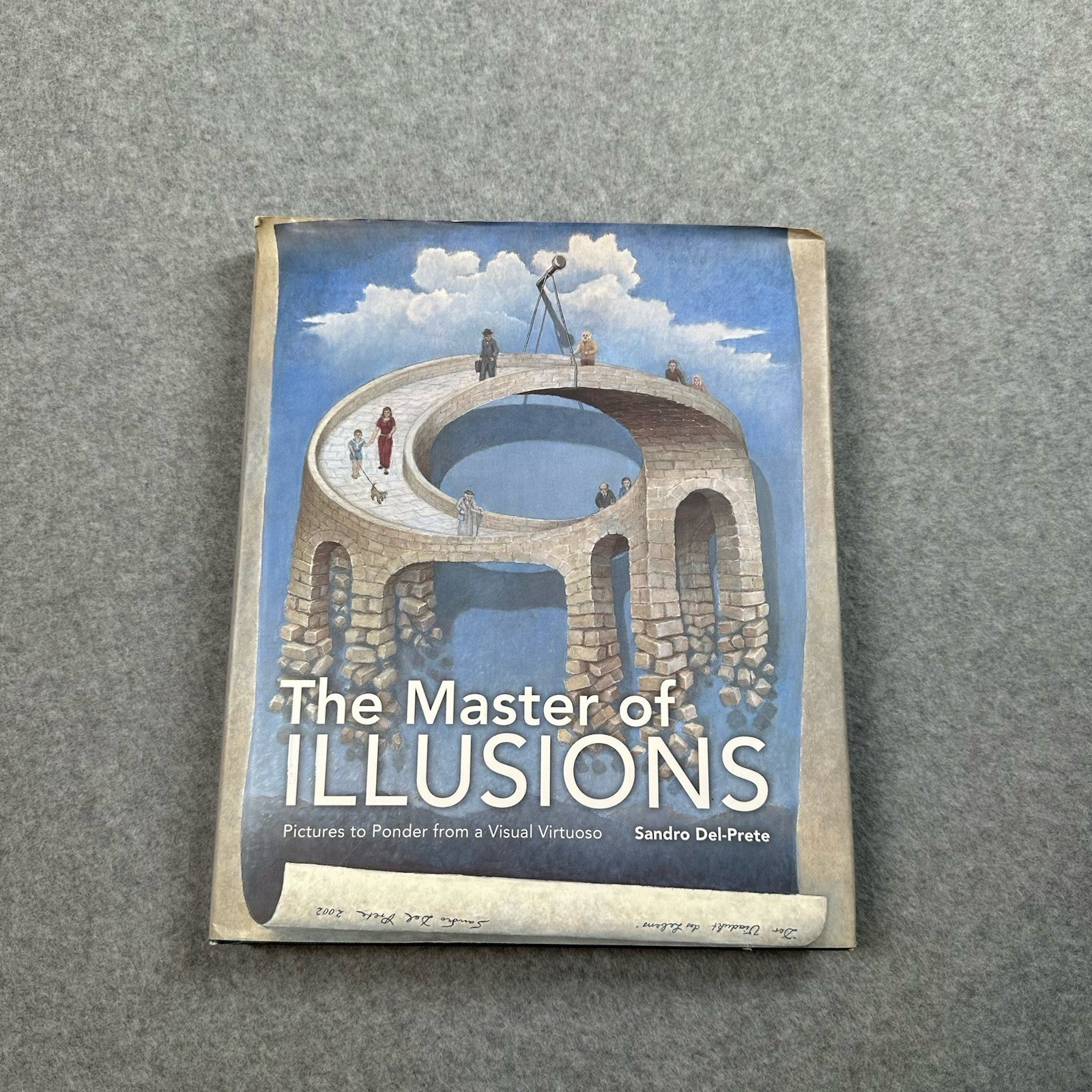 The Master of Illusions Sandro Del-Prete Art Book Optical Illusions HC DC