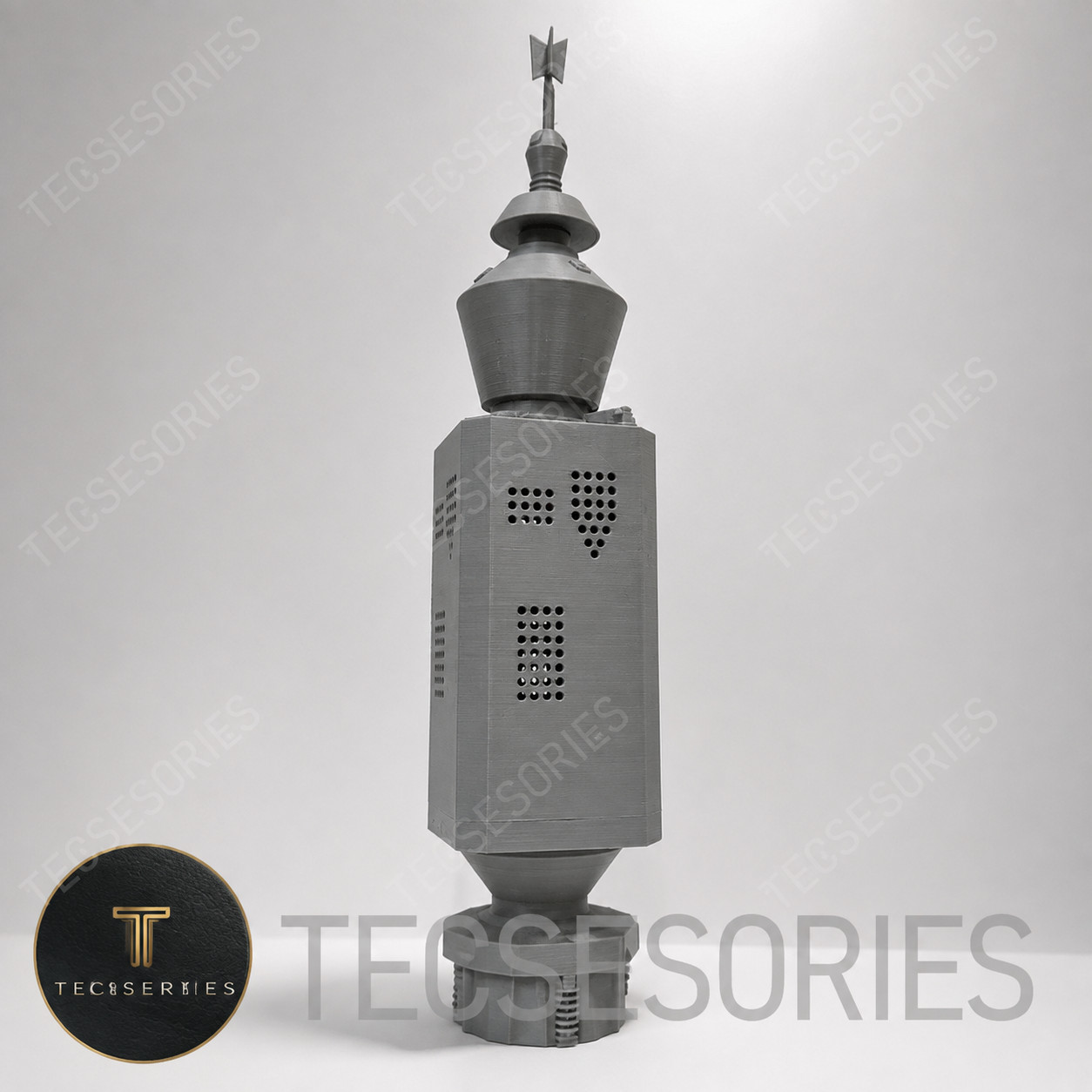 Star Trek TOS Nomad Probe 16in Grey 3D Printed Sci-Fi Display Model Star Trek TOS Nomad Probe 16in Grey 3D Printed Sci-Fi Display Model