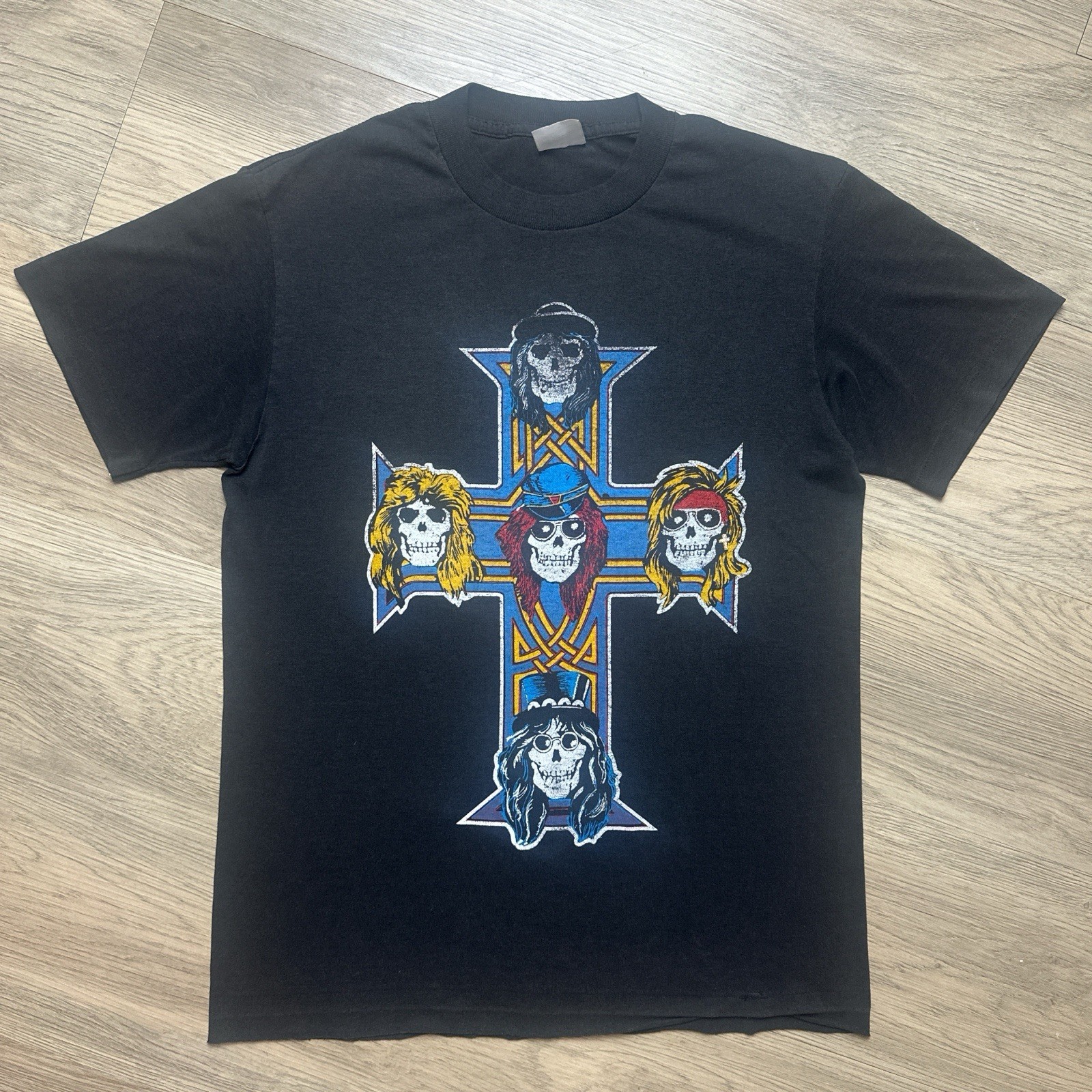 Vtg Guns N Roses 1987 Appetite For Destruction Welcome To The Jungle T-Shirt S/M