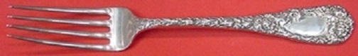 Chrysanthemum by Durgin Sterling Silver Regular Fork 7\