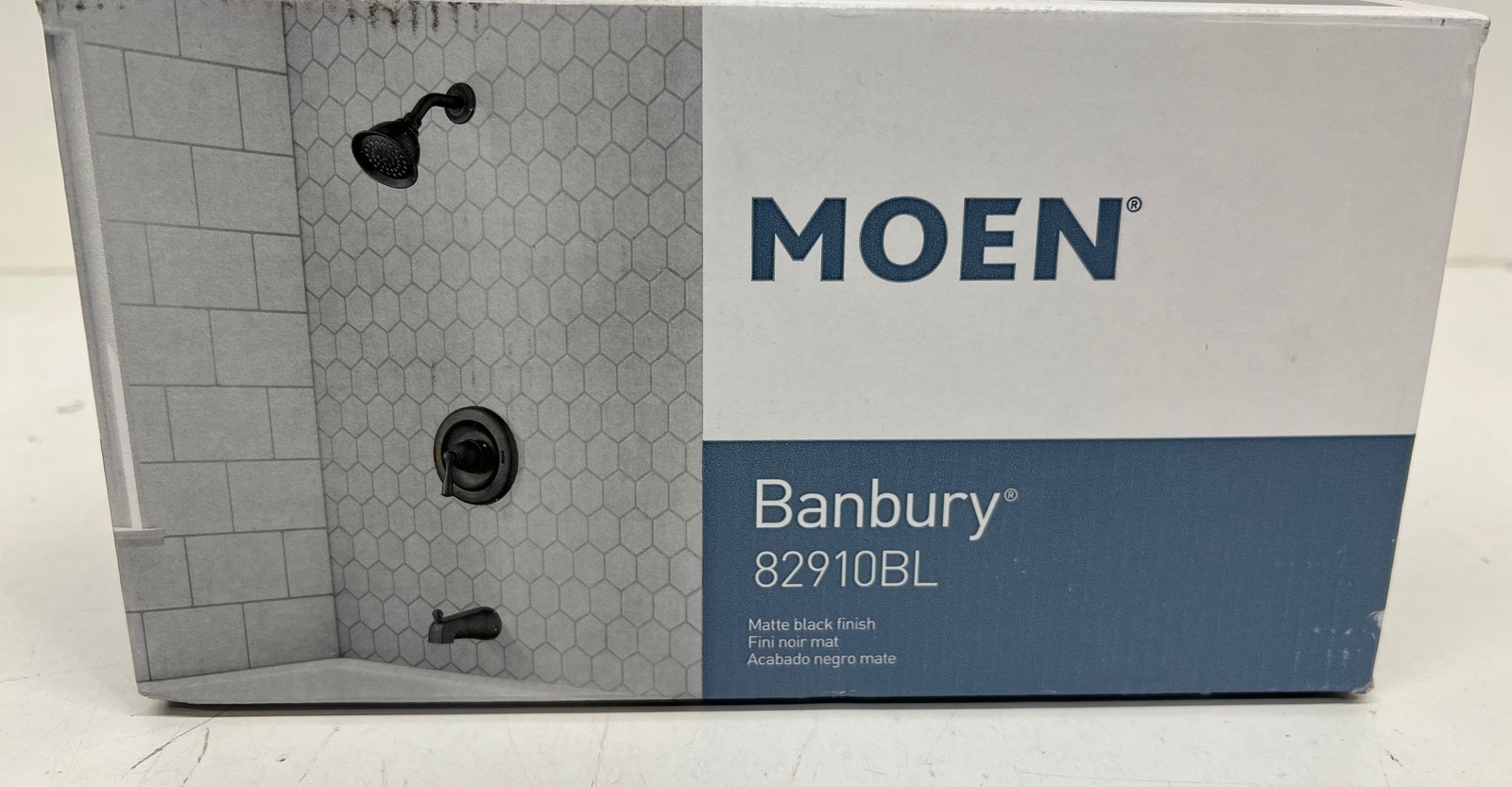 Moen Banbury Single Handle 1 Spray 1.75 GPM Tub and Shower Faucet Black