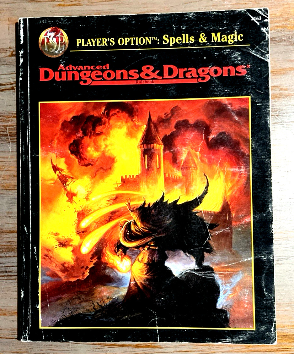 AD&D TSR Player\'s Option: Spells & Magic #2163 1st Printing May 1996