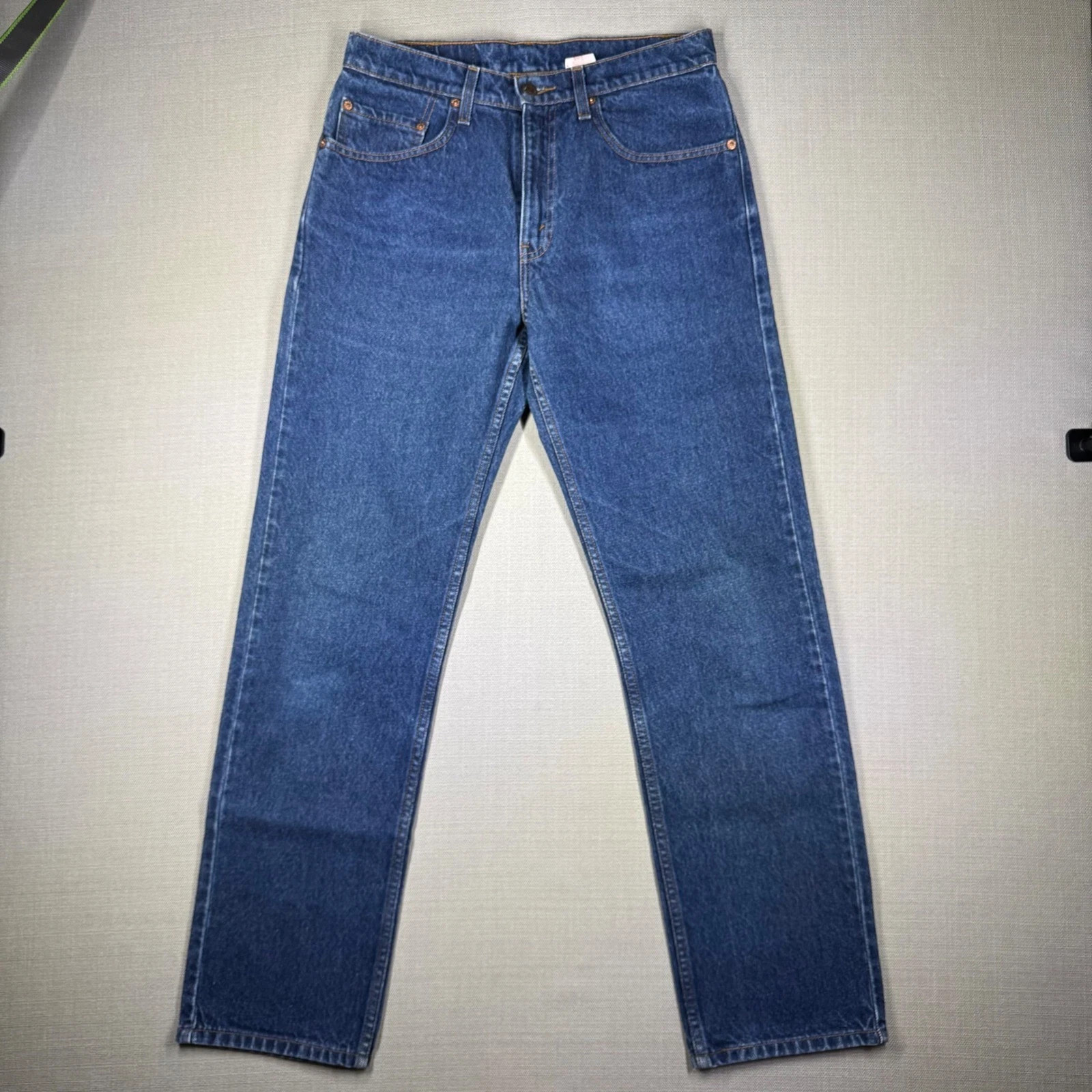 Levis 505 Mens Regular Fit Straight Leg Jeans 31x32 Blue Vintage \'98 Denim Levis 505 Mens Regular Fit Straight Leg Jeans 31x32 Blue Vintage \'98 Denim