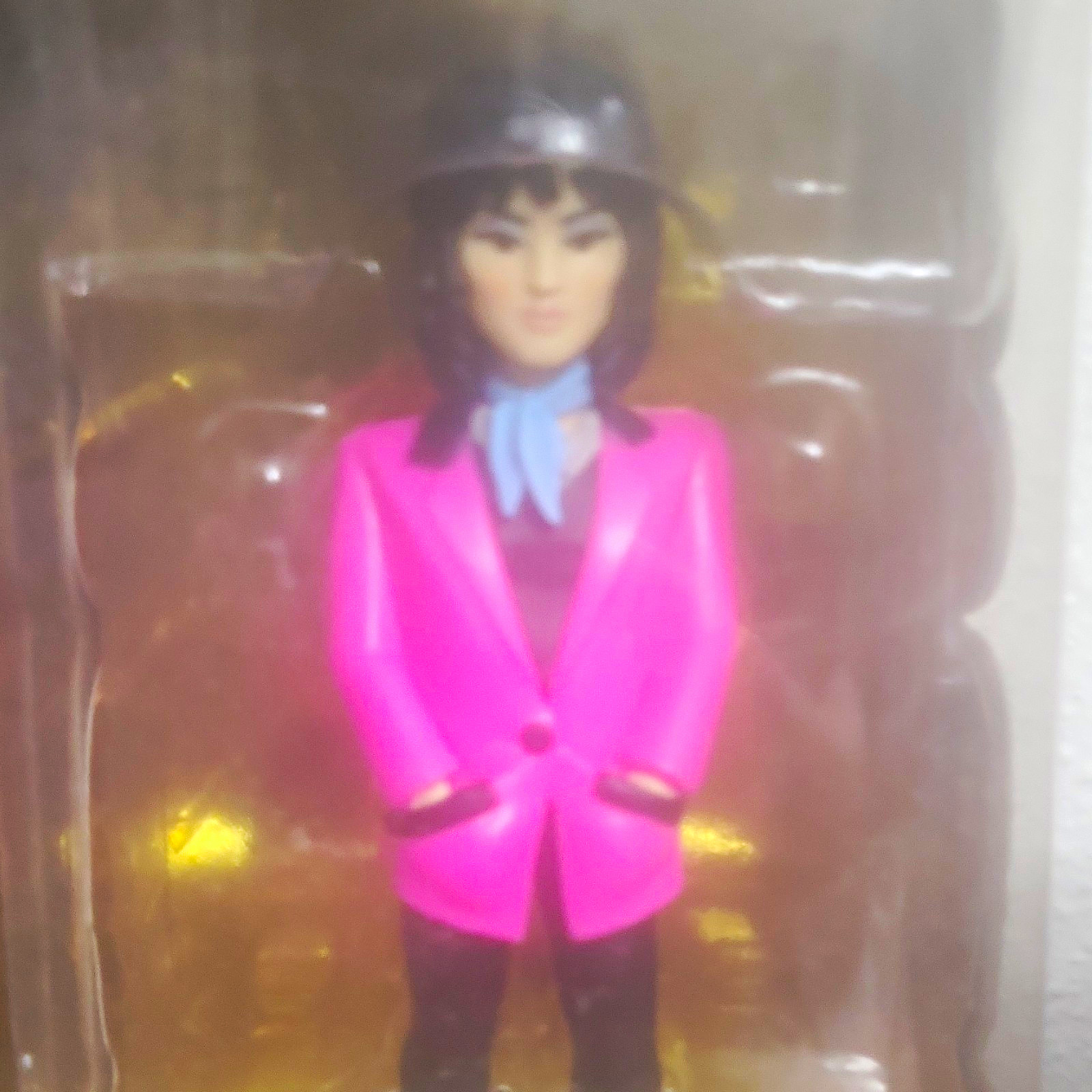 Vintage Joan Jett and the Blackhearts Music Figure Pink/Black Plastic Vintage Joan Jett and the Blackhearts Music Figure Pink/Black Plastic