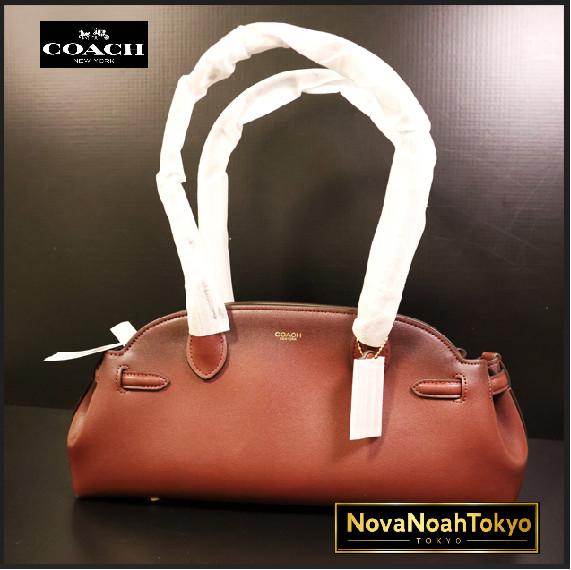 COACH CCC30 Empire Carryall Bag 34 Merlot Brass Sholder Bag Official Outlet JP