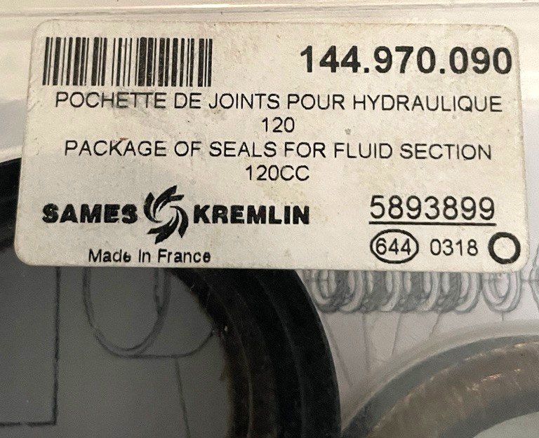 SAMES KREMLIN 120CC  & 240CC PUMP KIT 144-970-090