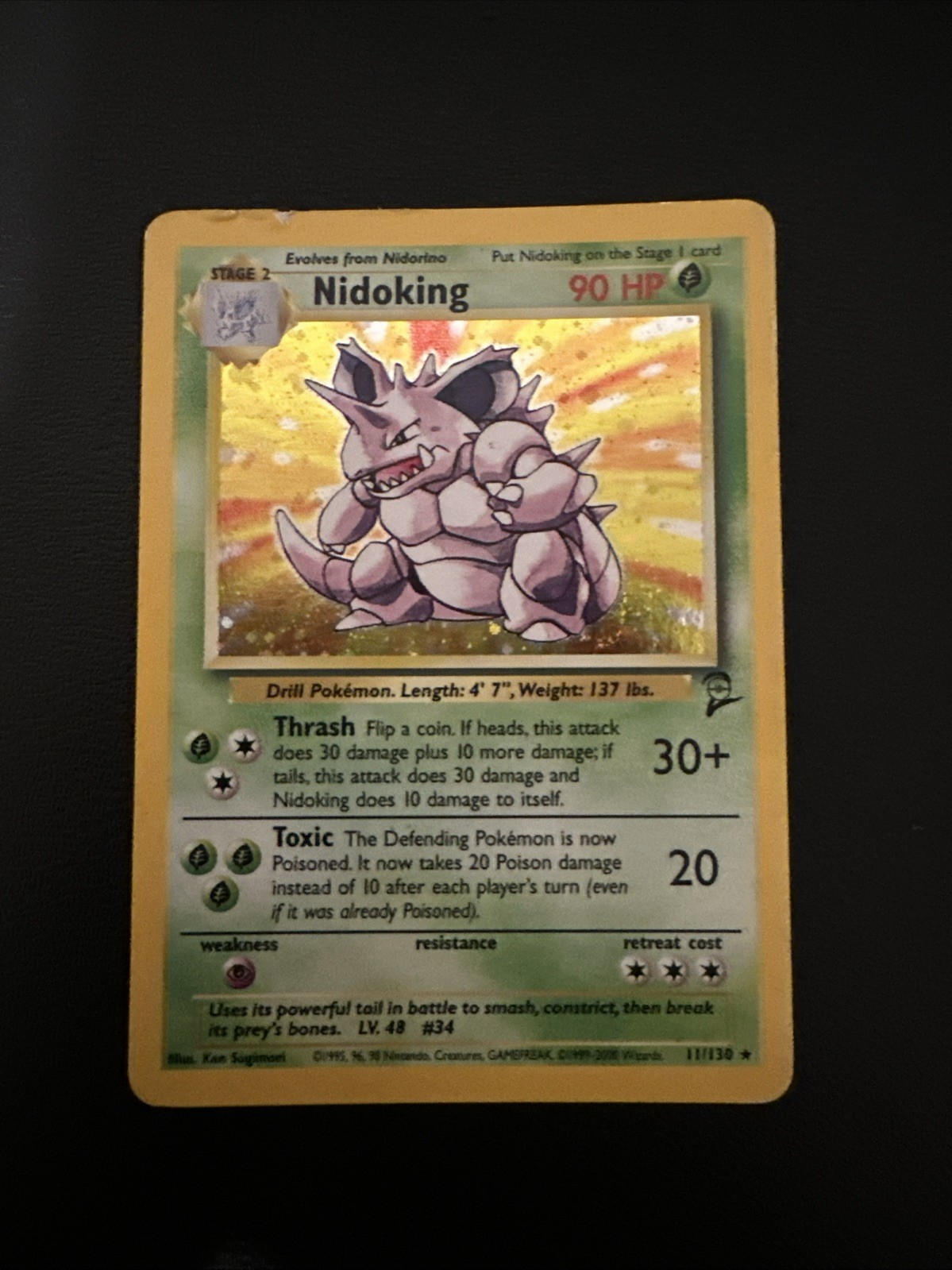 Nidoking 011/130 Base Set 2 Holo Nidoking 011/130 Base Set 2 Holo
