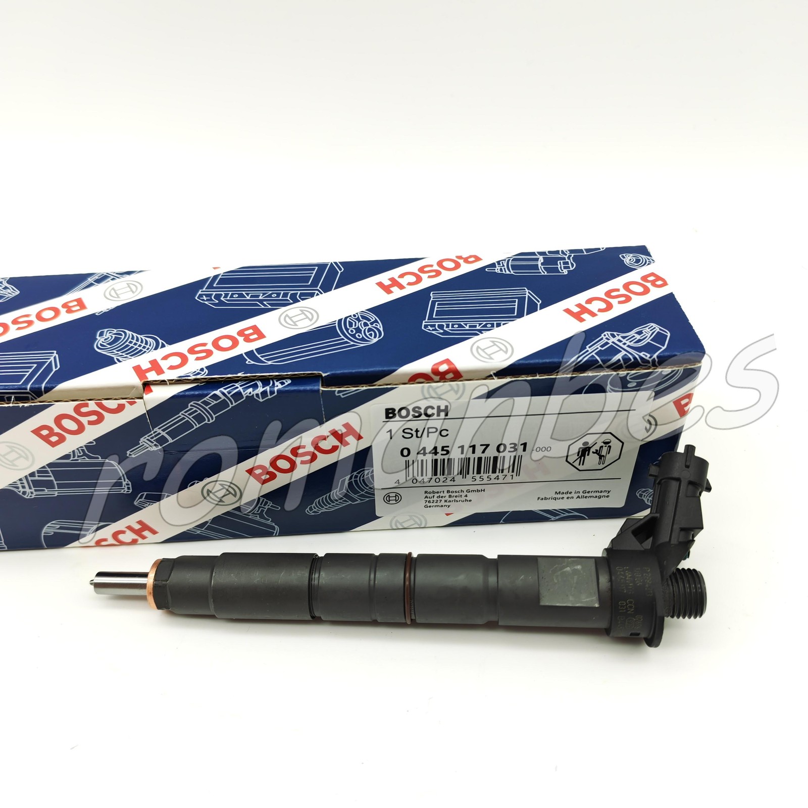 1X Bosch Common Rail Injector 0445117031 Fits for 2016-2019 Nissan TITAN XD 5.0L