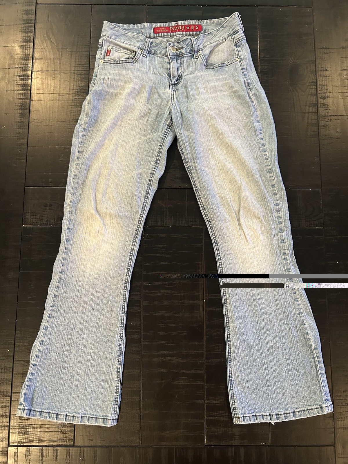 Vintage Y2K Mudd Ramie Blend 90s Flare Juniors Size 7 Vintage Y2K Mudd Ramie Blend 90s Flare Juniors Size 7